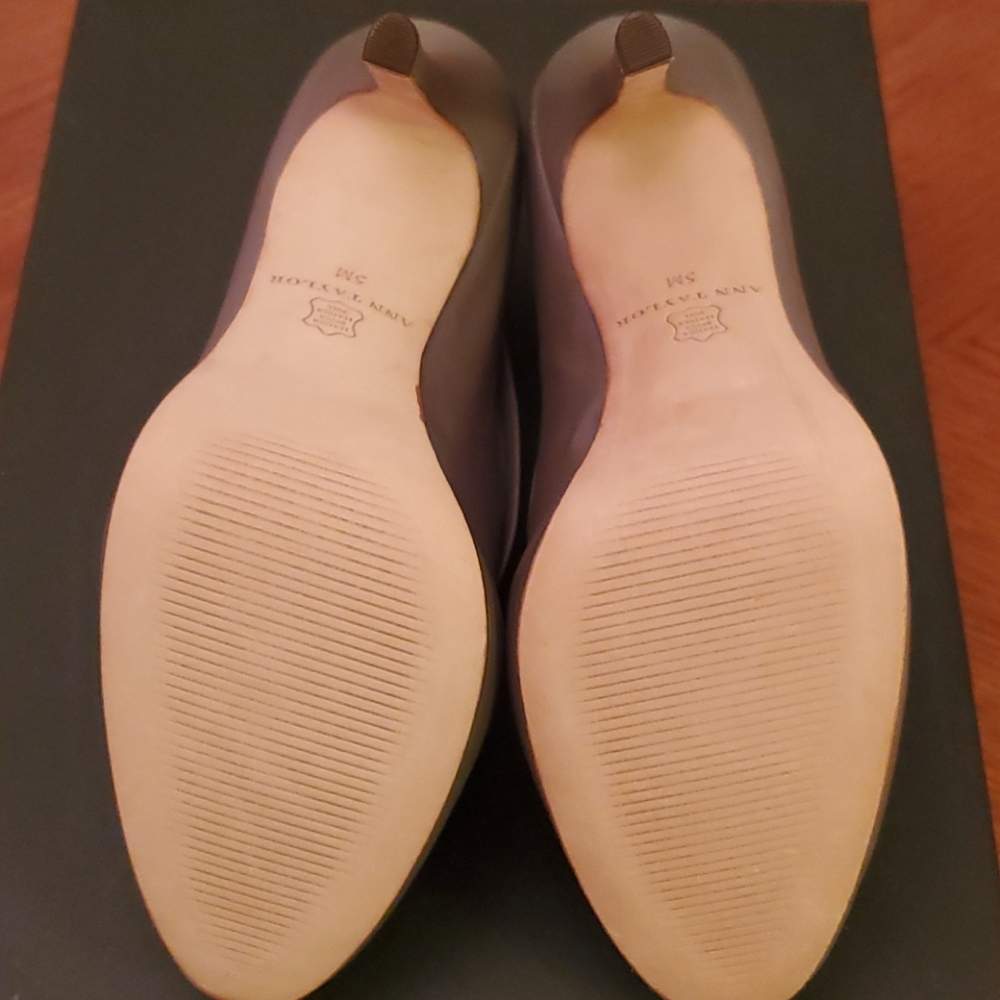 Ann Taylor Taupe Ankle Booties - Picture 3 of 10